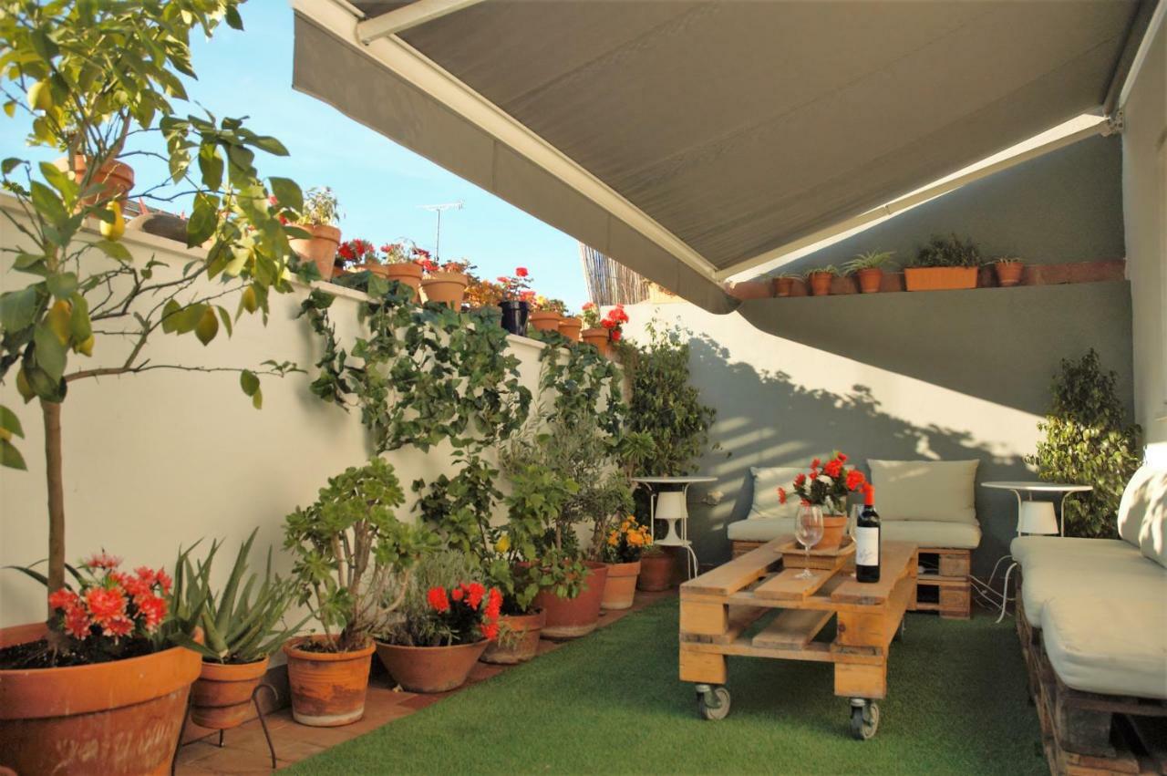 Encantador Atico Con Terraza Sevilla Buitenkant foto